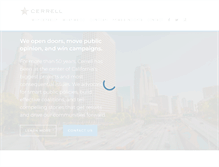 Tablet Screenshot of cerrell.com